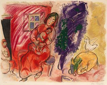 377. Marc Chagall (After), "Maternité".