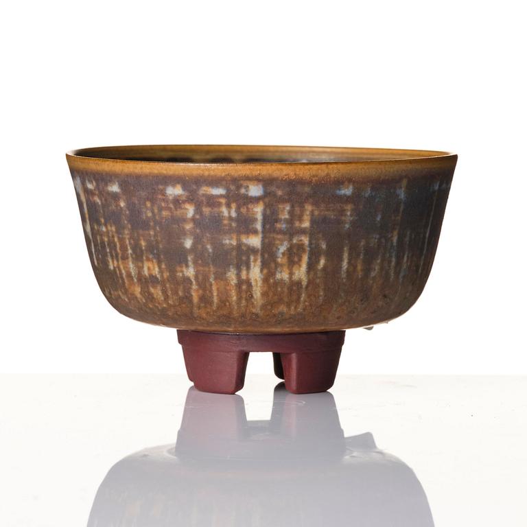 Wilhelm Kåge, a Farsta stoneware bowl, Gustavsberg Studio 1956.