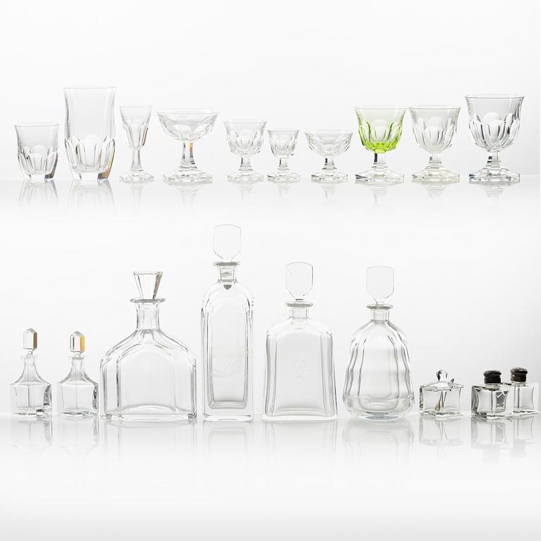 Glasservis, Elis Bergh, glasservis, ca 115 delar "Kronoberg", 1900-talets mitt.