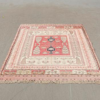 Carpet Oriental silk approx. 200x14 cm.