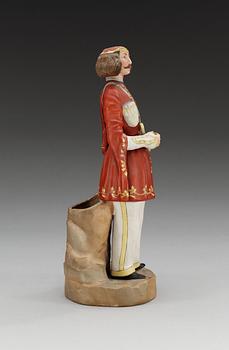 A Russian bisquite figure of 'Imerete', Gardner, Dimitrovsk Porcelain Factroy, 1920's.