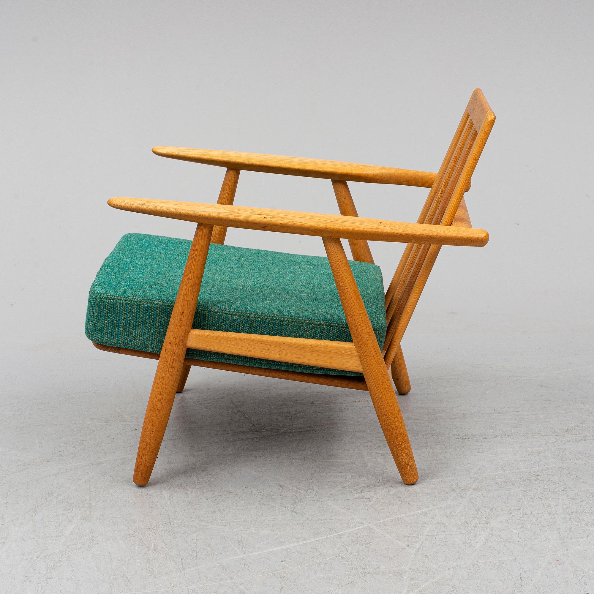 HANS J WEGNER, fåtölj, "GE 240", "Cigarren" Getama, Danmark, 1950-60-tal.