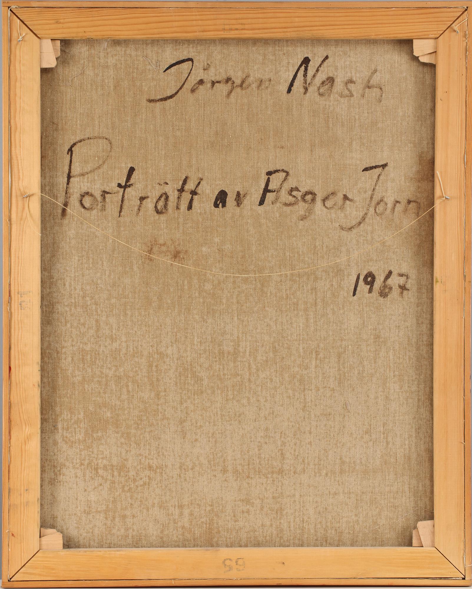 JÖRGEN NASH, olja på duk, sign och dat -67.