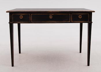 SKRIVBORD, gustaviansk stil, omkring år 1900.