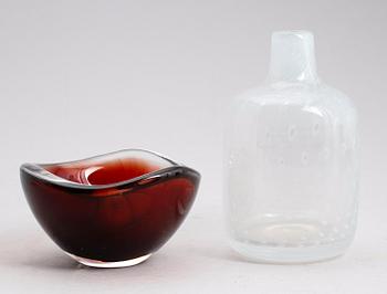 Bertil Vallien · VAS och SKÅL, glas, Orrefors samt Bertil Vallien, Boda.