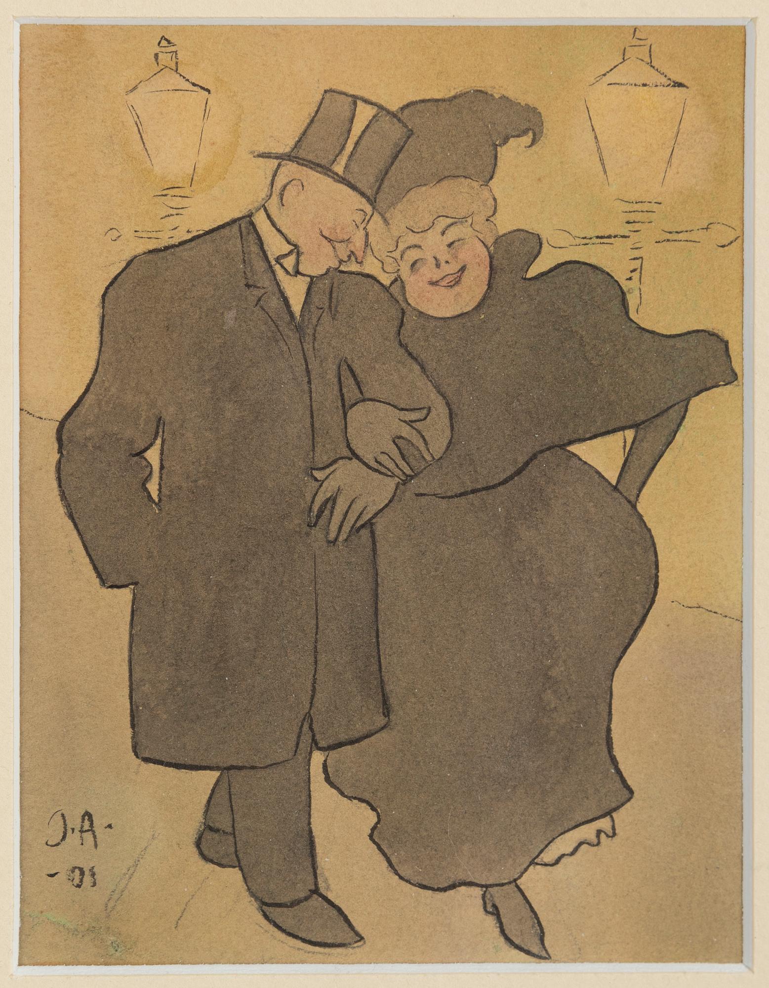 Ivar Arosenius, Charming couple.