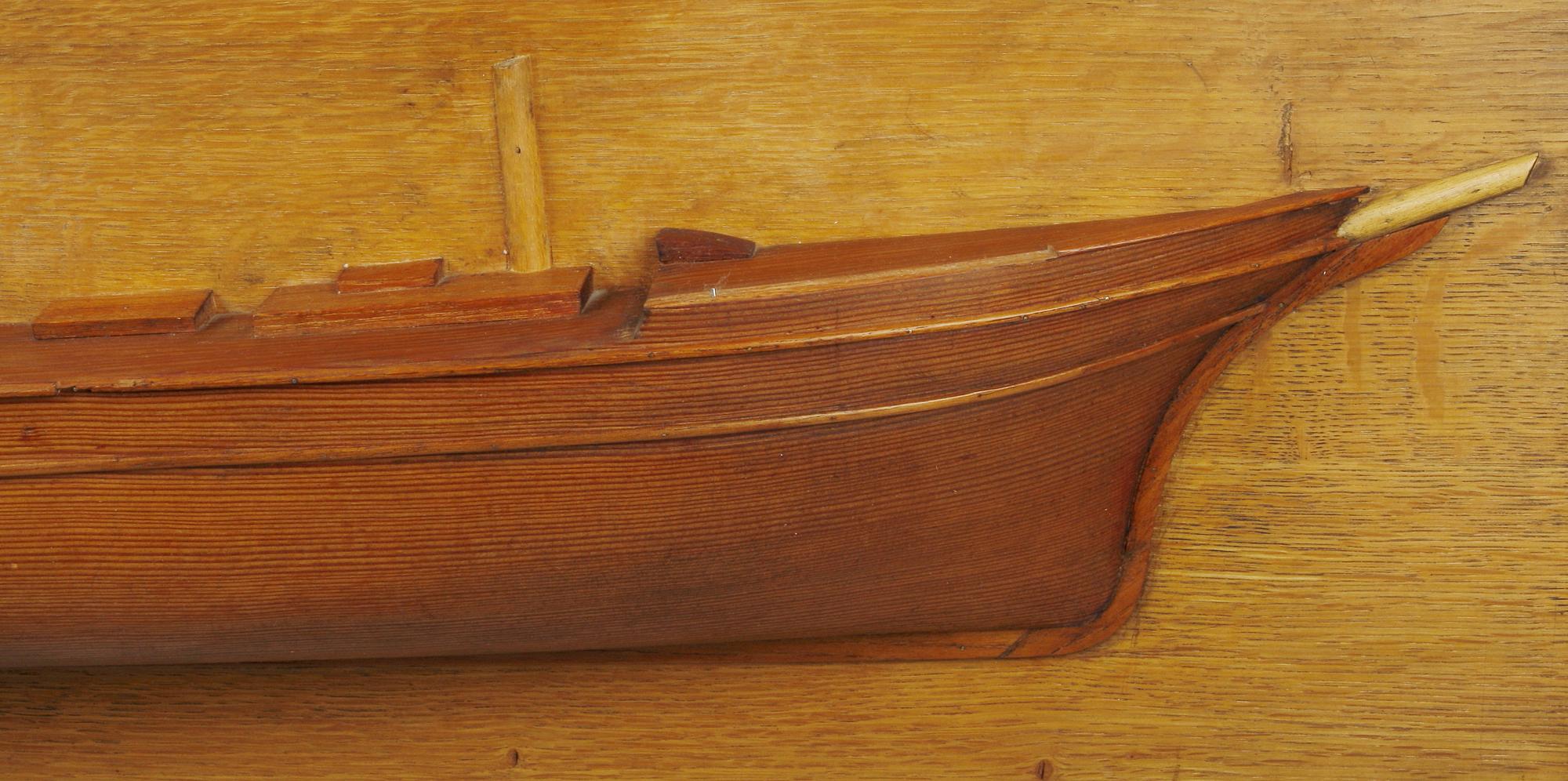 HALVMODELL, trä, troligen England 1900-talets första hälft.