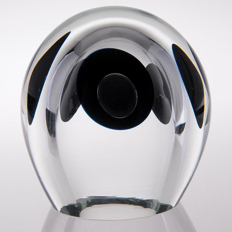 A 'Claritas' glass sculpture, signed Timo Sarpaneva, Iittala 1984C.