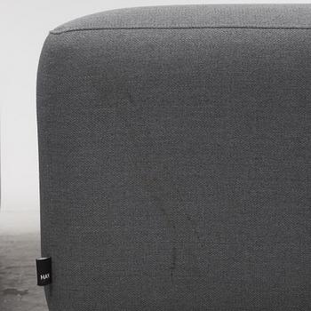 Two ottomans, "Mags", Hay, contemporary.