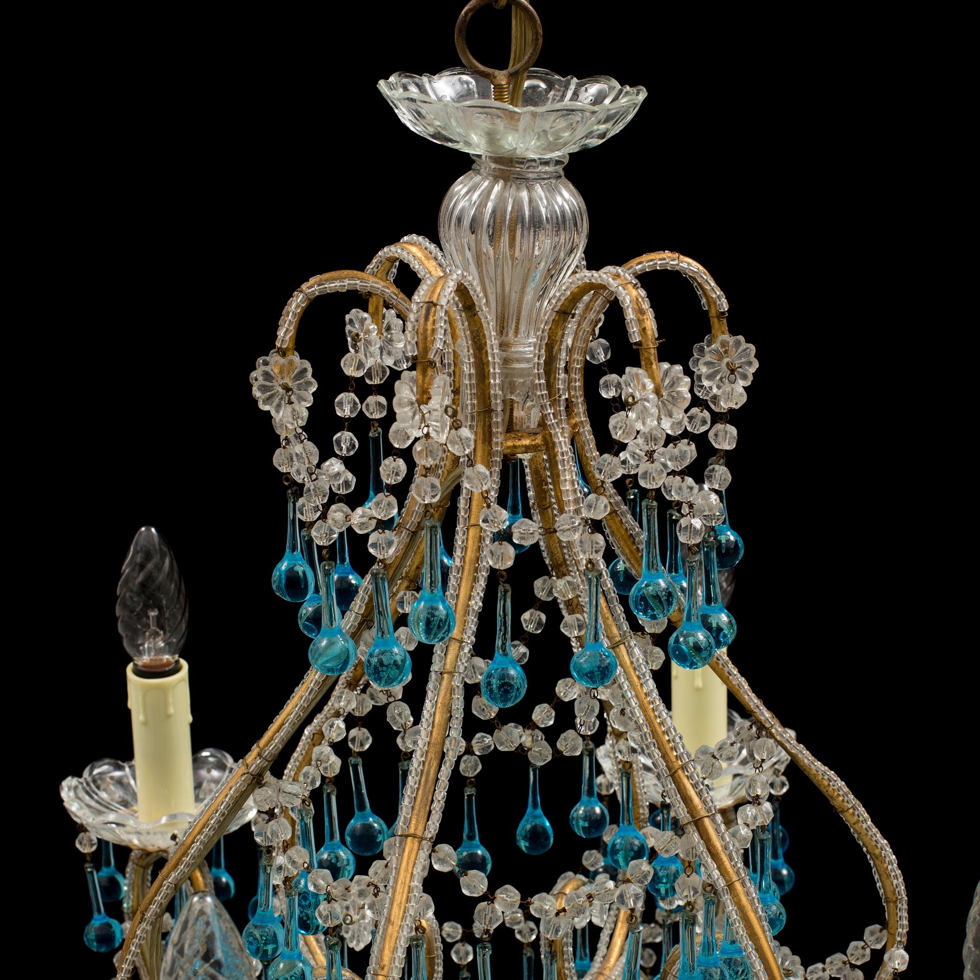 A 1930's/40's chandelier.