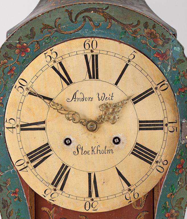 A Swedish Rococo 18th century bracket clock by A. Weit.