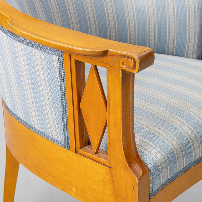 A pair of armchairs, Nordiska Kompaniet, first half of the 20th century.