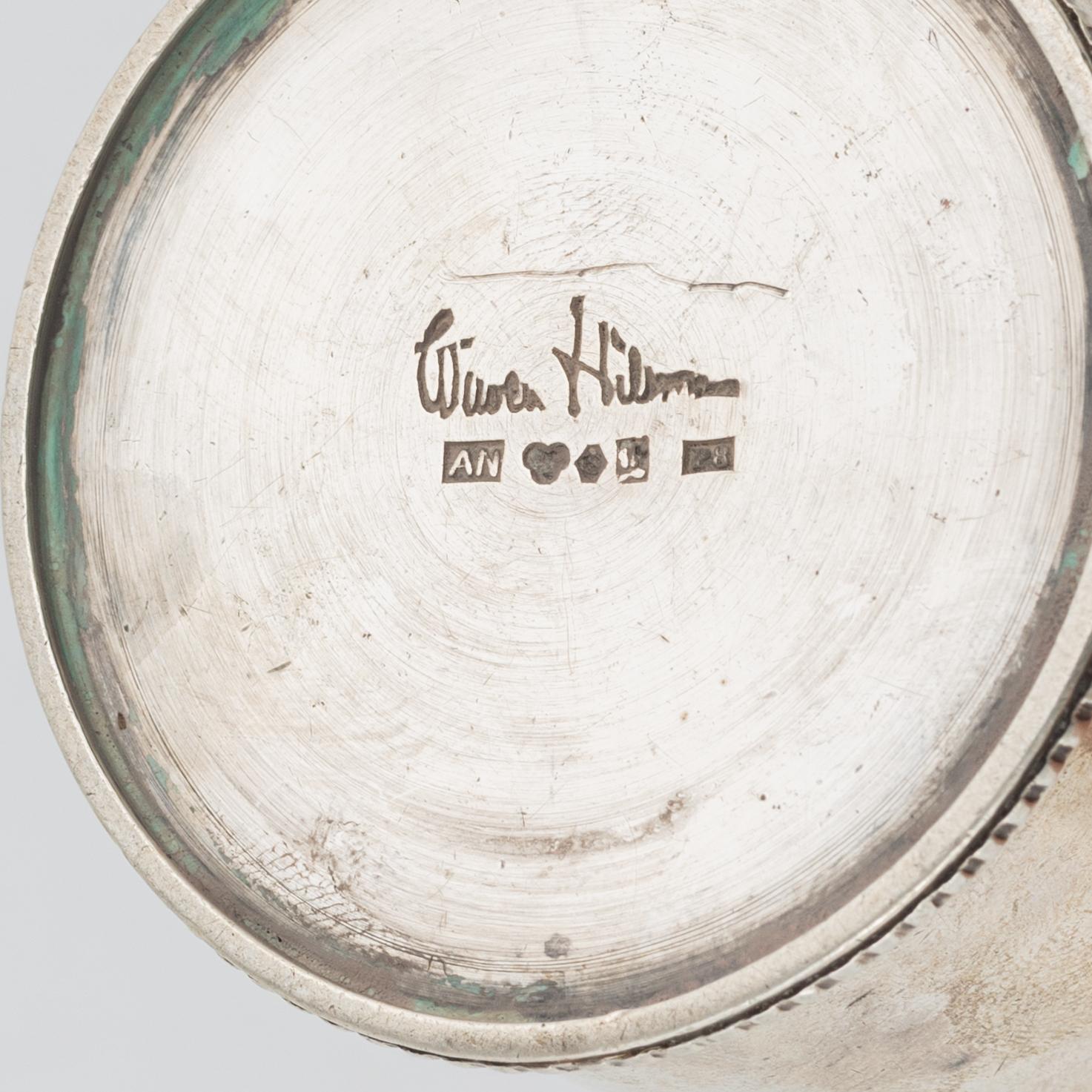 Wiwen Nilsson, bägare, silver, Anders Nilsson, Lund, 1941.