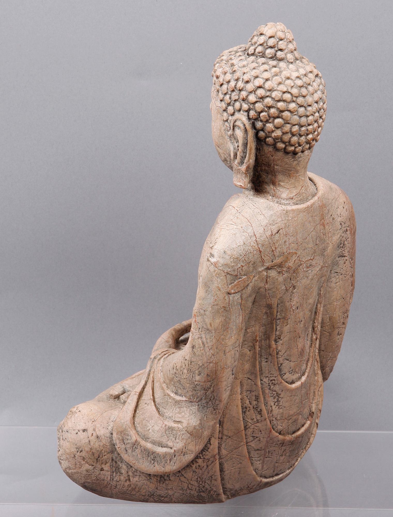 SKULPTUR, sten, Kina. 1900/2000-tal.