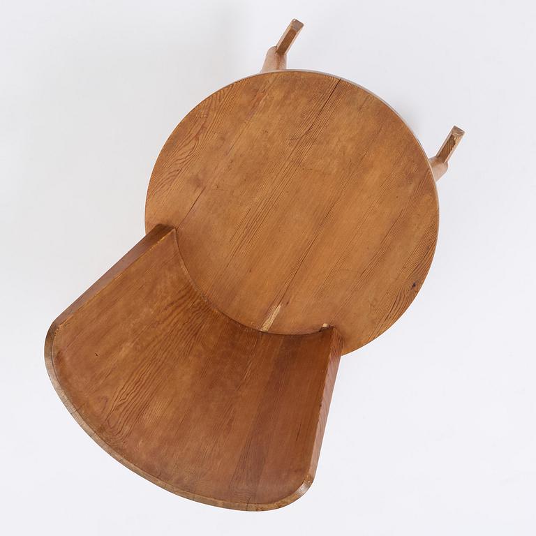 Steneby Hemslöjdsförening, gungstol, furu, 1930-40-tal.