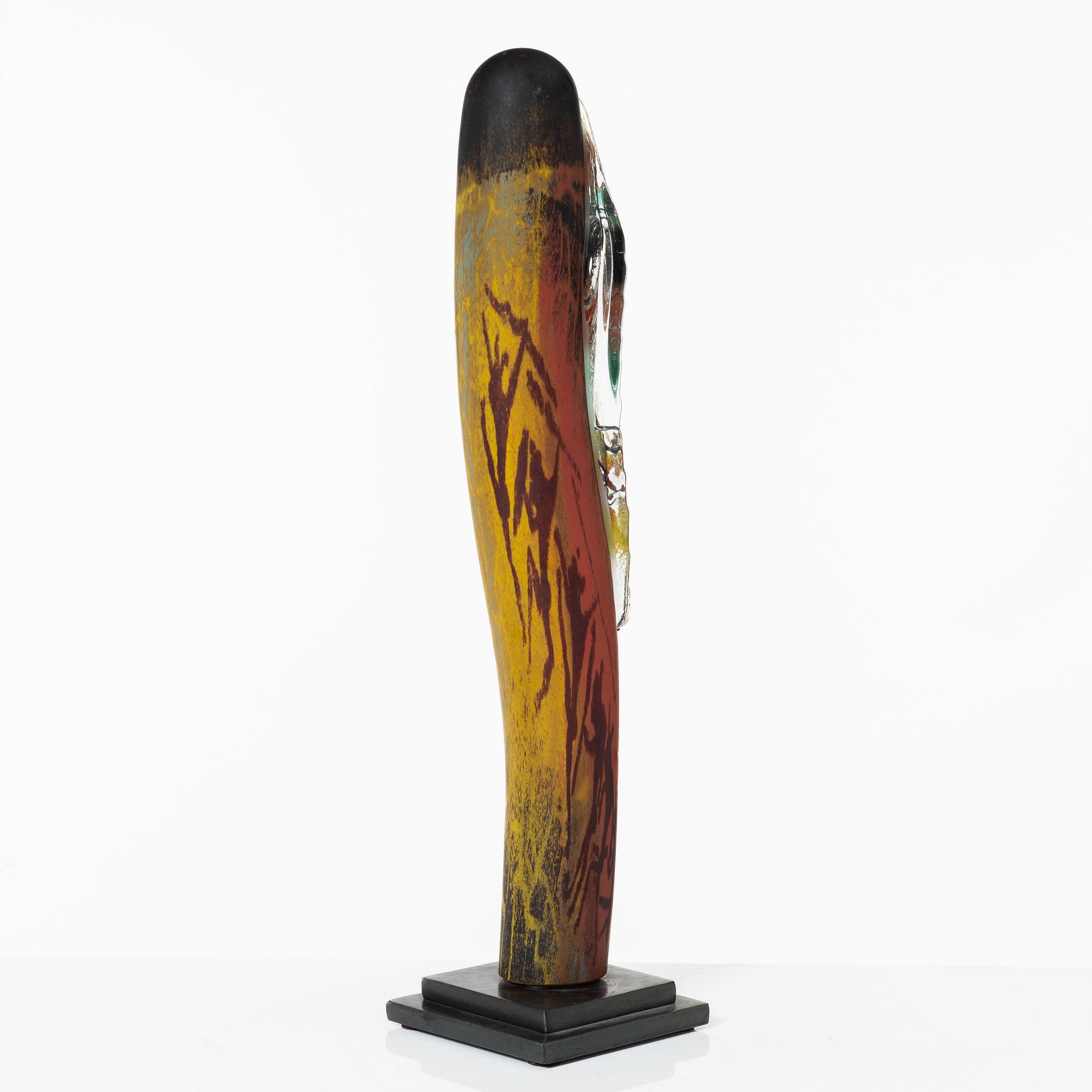 Kjell Engman, a glass sculpture, Kosta Boda.