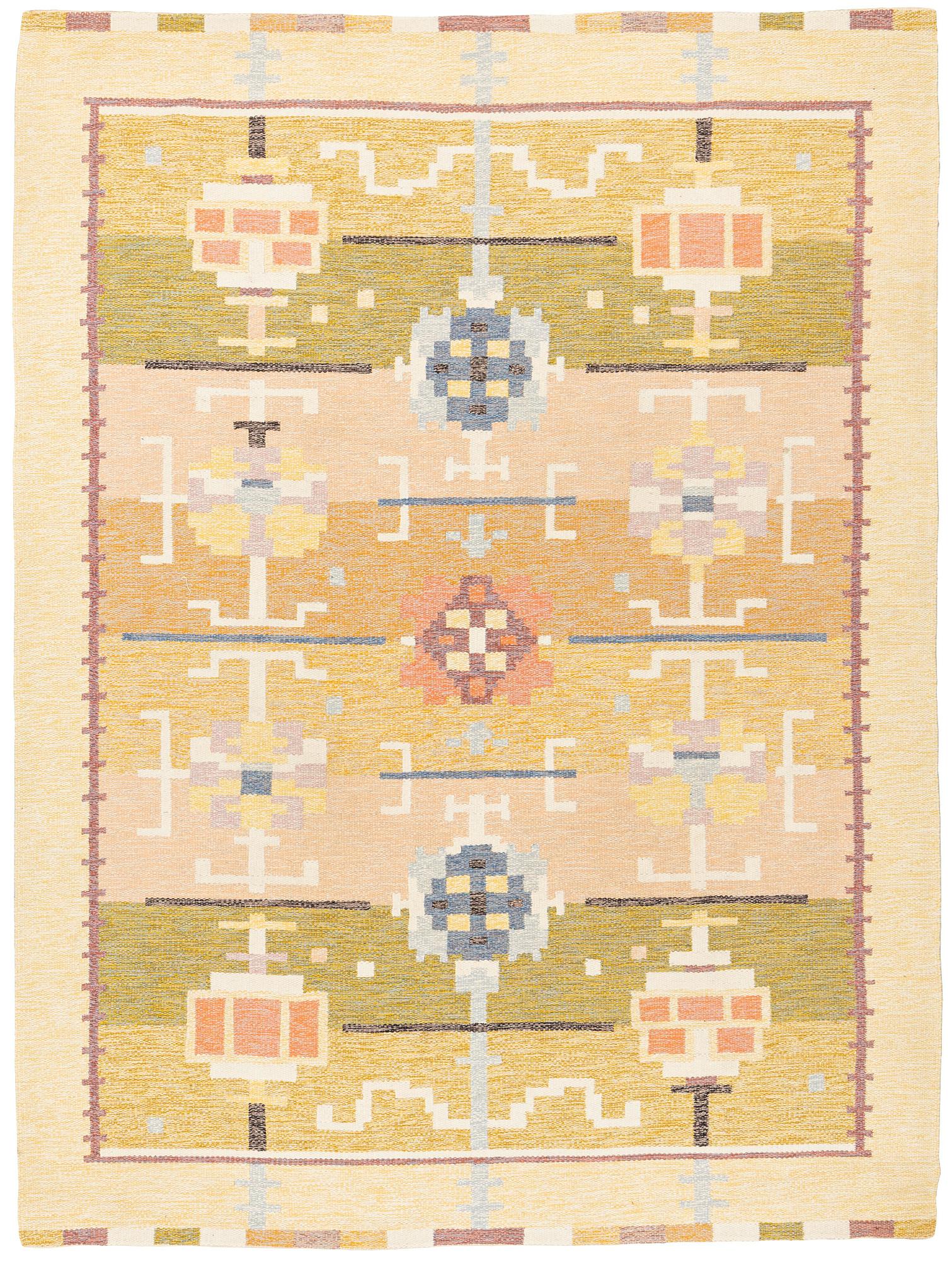 Agda Österberg, matta, "Cocktail", rölakan, ca 303 x 228 cm, osignerad.
