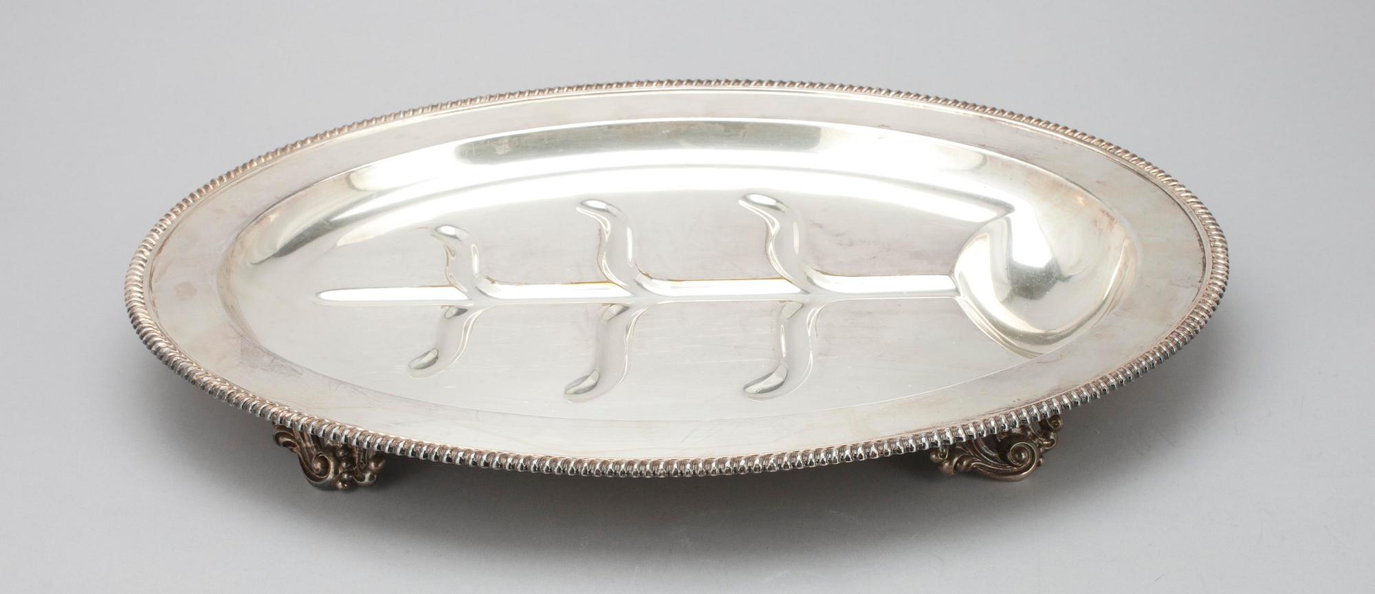 STEKFAT, plate, EGW & Son, USA. 1900-tal.