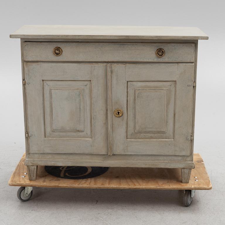 A painted cabinet 19th century.