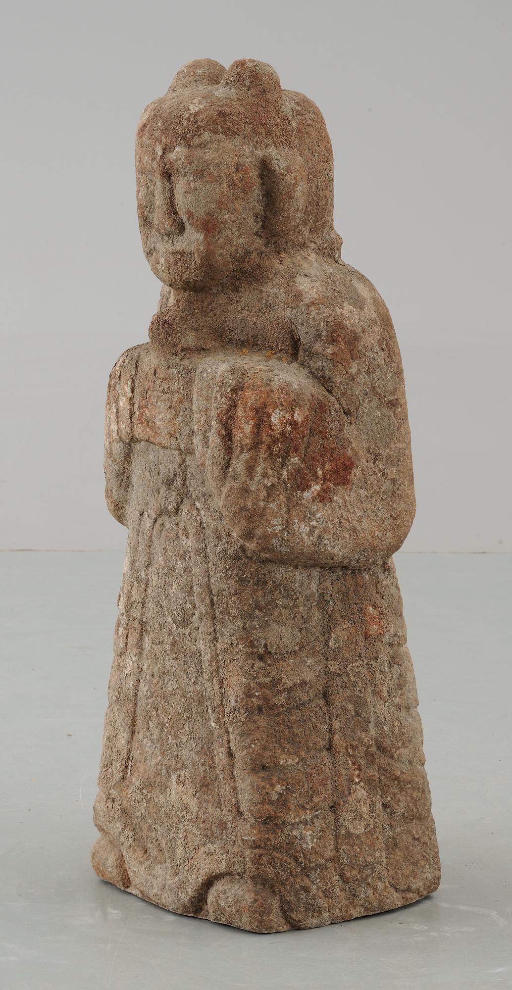 SKULPTUR, sten. Möjligen Han dynastin.