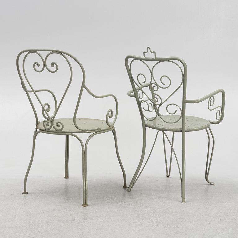 Trädgårdsgrupp, 6 delar, 1900-talets mitt.