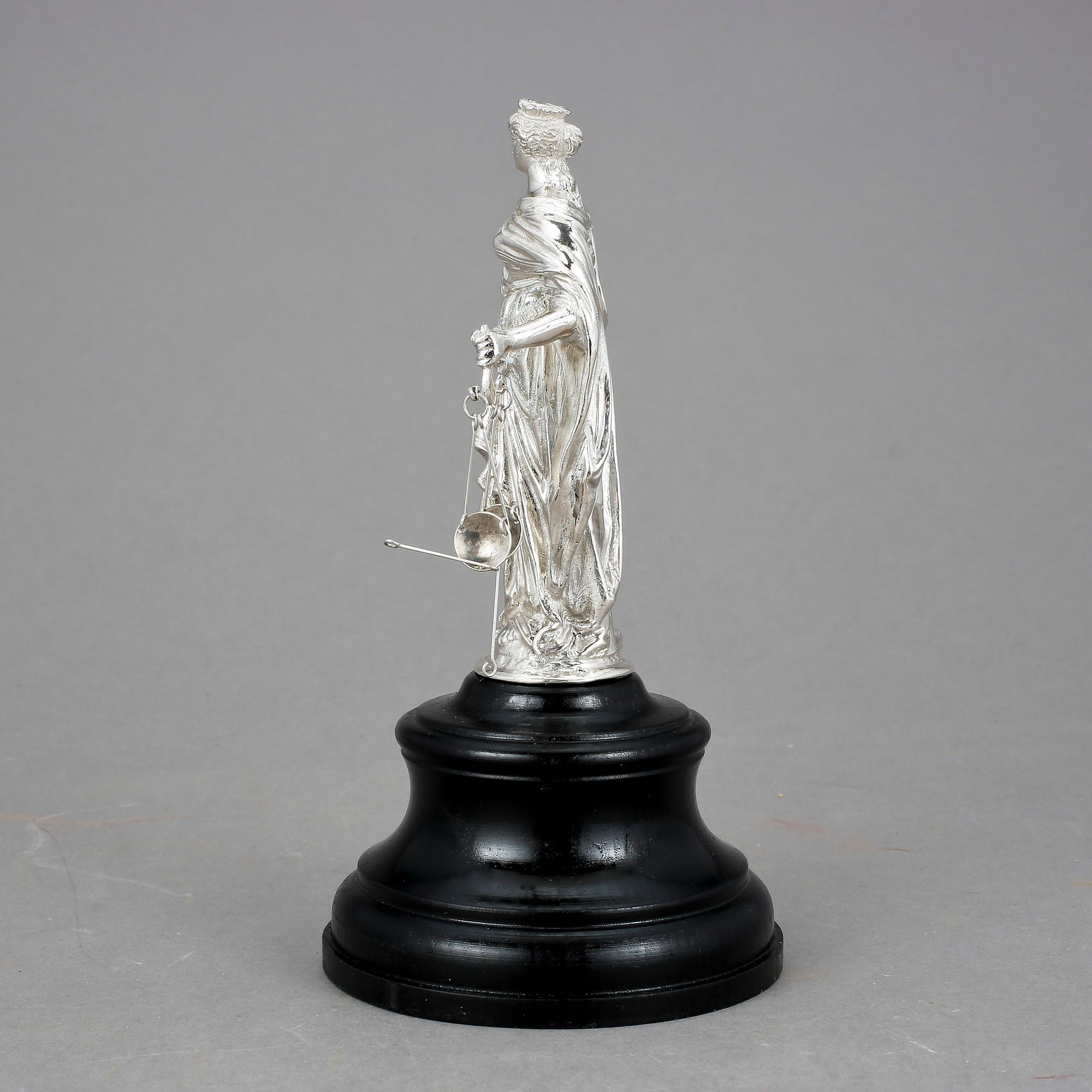 SKULPTUR, silver, Österrike/Ungern, 1900-talets början.