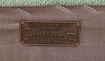 FÅTÖLJER, 1 par, "Hemmakväll", Carl Malmsten, O.H. Sjögren, Tranås, 1900-talets andra hälft.