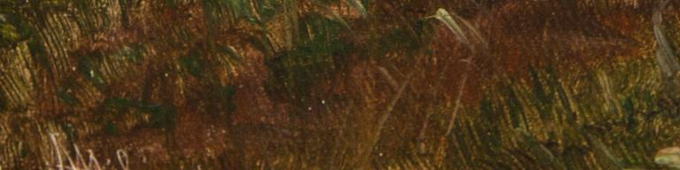 Axel Hjalmar Lindqvist, oil on canvas signed.