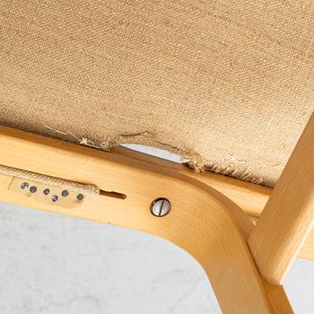 Bruno Mathsson, Armchair with footstool, “Ingrid”, Dux.