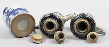 PARTI PORSLIN, 3 delar, Kina, 1900-tal.