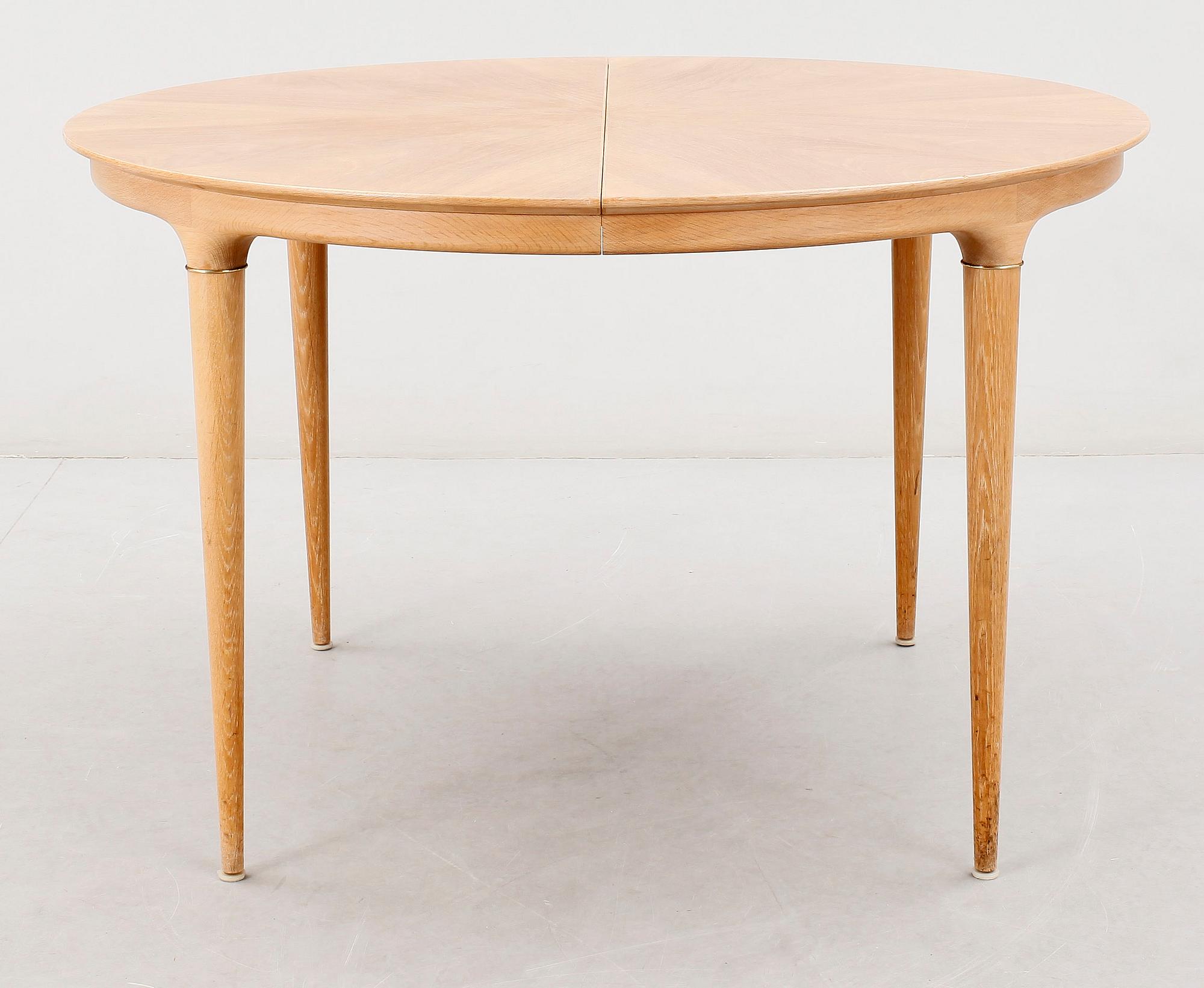 MATSALSGRUPP, 11 delar, "Cortina", Svante Skogh, Seffle Möbelfabrik, omkring 1900-talets mitt.