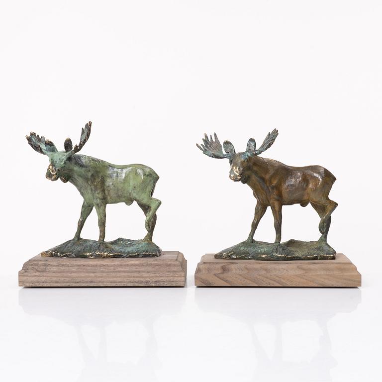 Torbjörn Forsberg, Moose bull, 2 pcs.