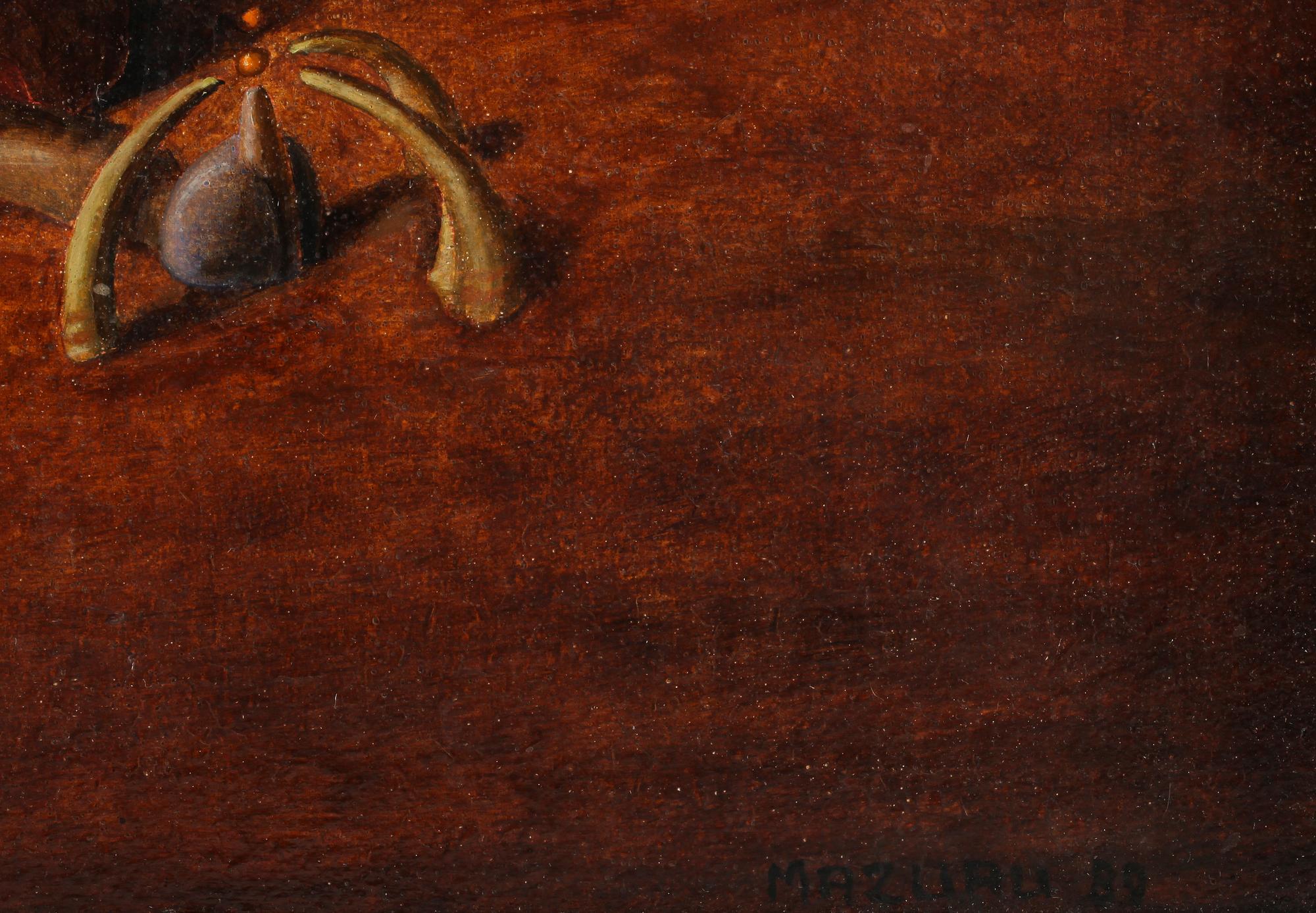 DIDIER MAZURU, olja på pannå, sign o dat- 89.