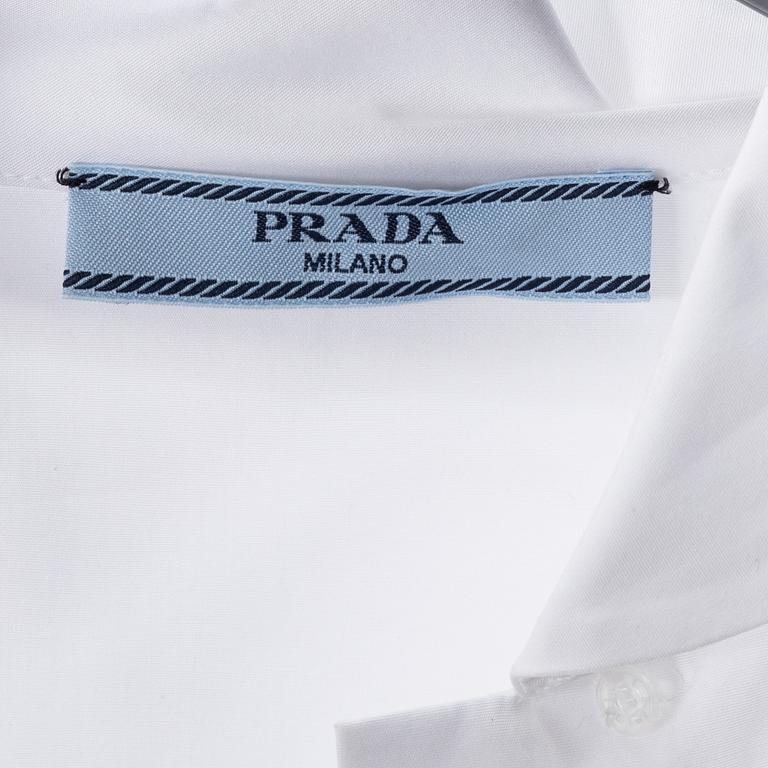 Prada, a cotton blouse and a topp, size XS & 38.