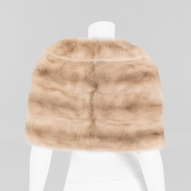 A mink cape.