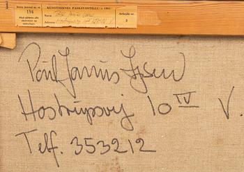 Poul Janus Ipsen, oil on canvas signed and dated 1963.