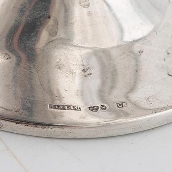 Skålar på fot ett par silver KG Markströms 1929 Uppsala.