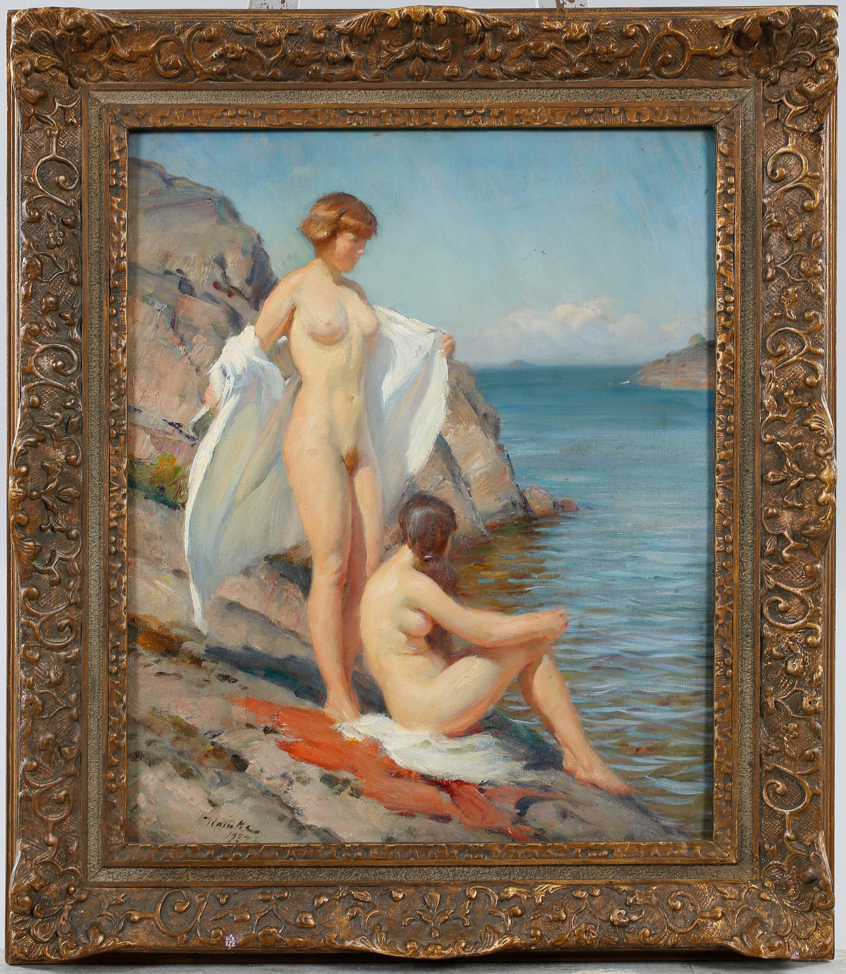 IVAR KAMKE, oil on canvas, signed and dated 1932.