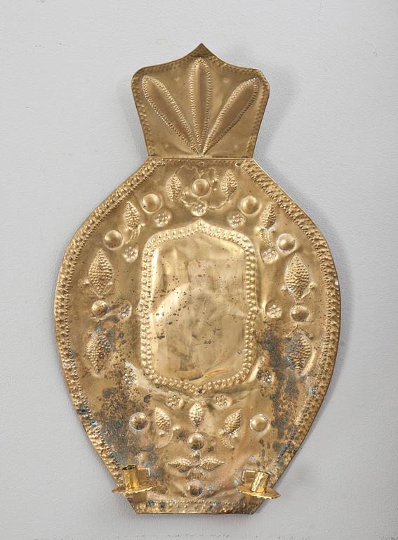 LJUSPLÅT. Barockstil, 1800-tal.
