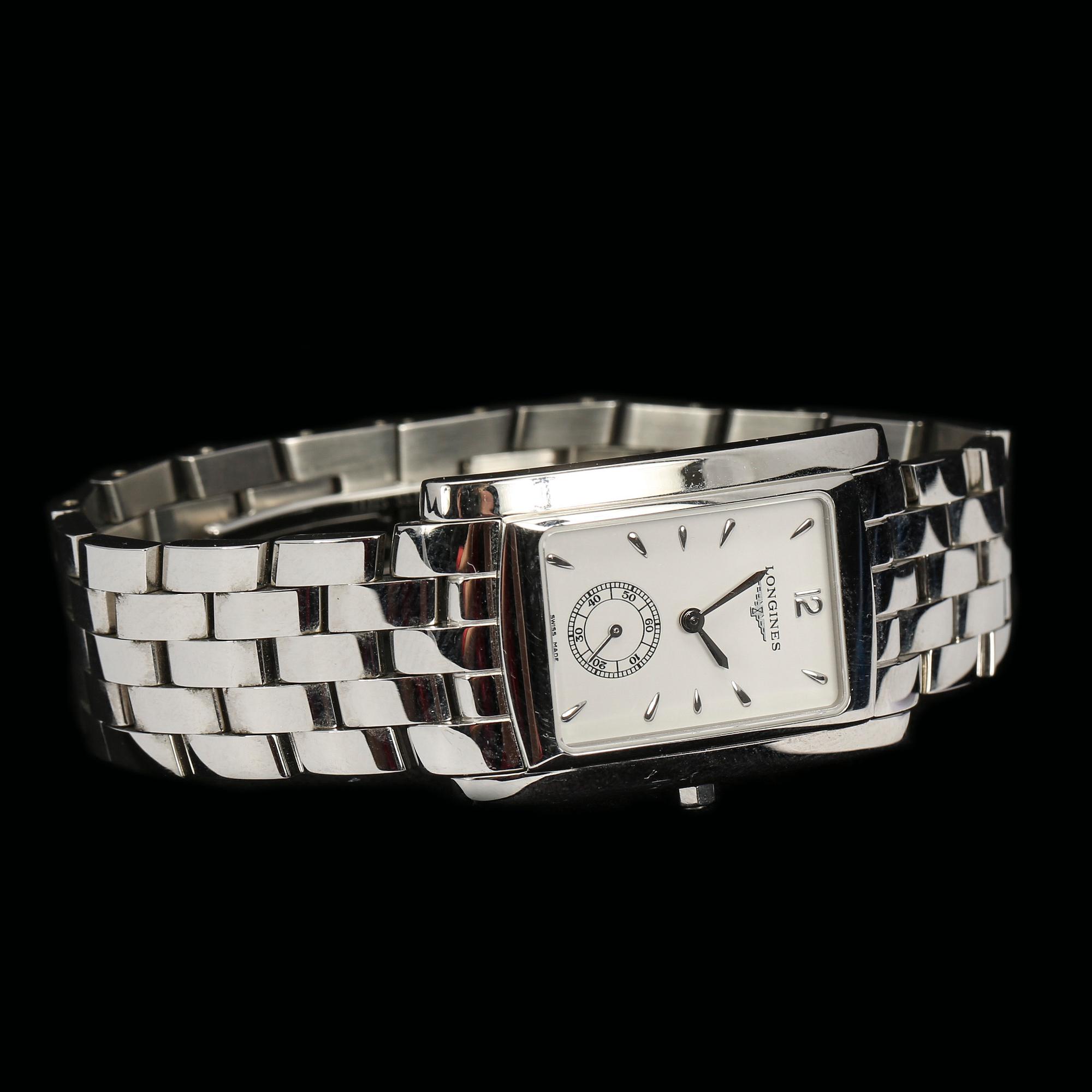 ARMBANDSUR, stål, "DolceVita", Longines. 2000-tal.