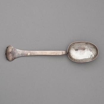 A spoon dated 1688.