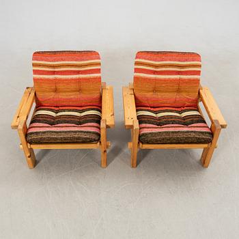 Yngve Ekström, fåtöljer ett par "Dymling" för Swedese 1970-tal.