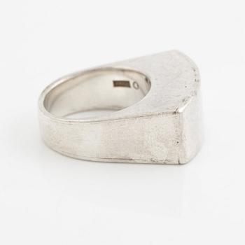Sigurd Persson, ring, sterling silver, Stockholm 1977.