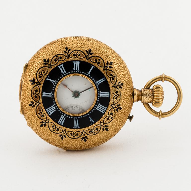 POCKET WATCH, 18K gold, 37 mm.