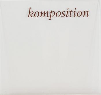 Anders Widoff, "Komposition, Mondrian".