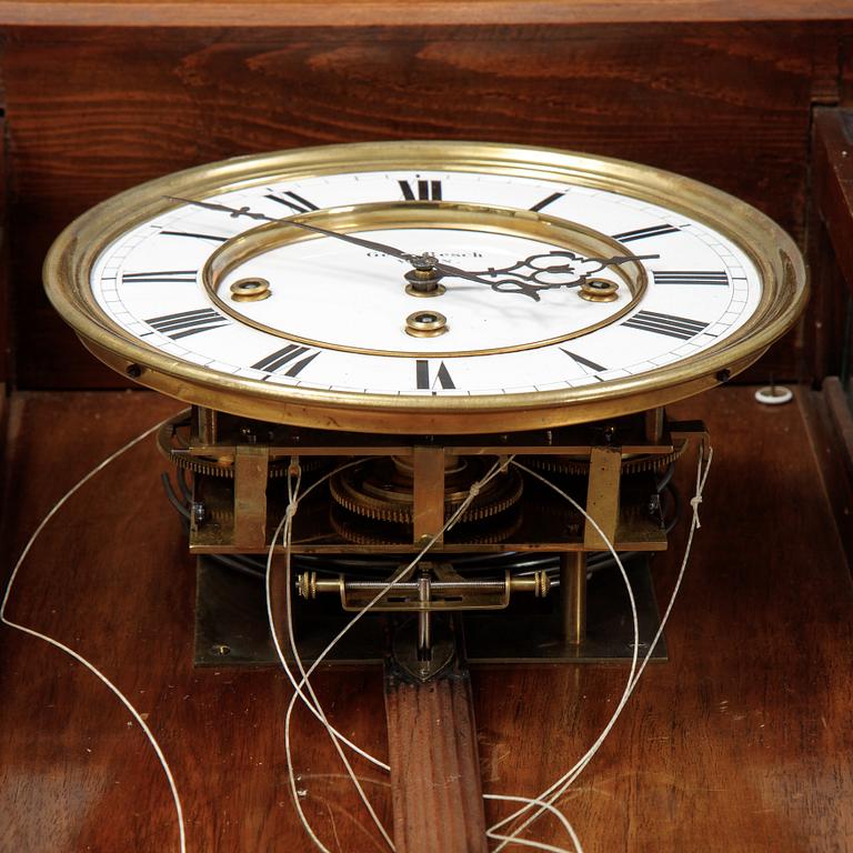 A Wienese regulator wall clock from Gebrüder Resch, late 19th Century.