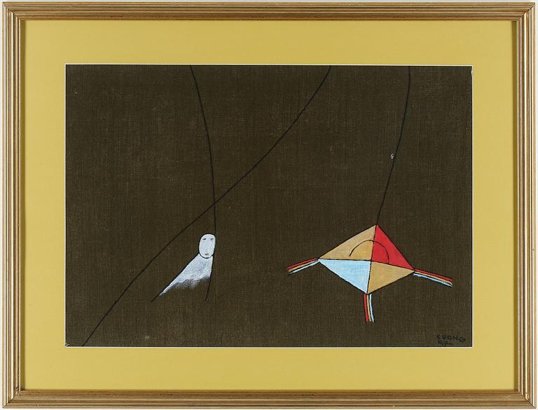 LE THIET CUONG, blandteknik, signerad och daterad (19)97.