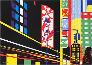 Richard Ryan · RICHARD RYAN, serigrafi, ur serien "Manhattan Octaves", signerad och numrerad. 146/250.
