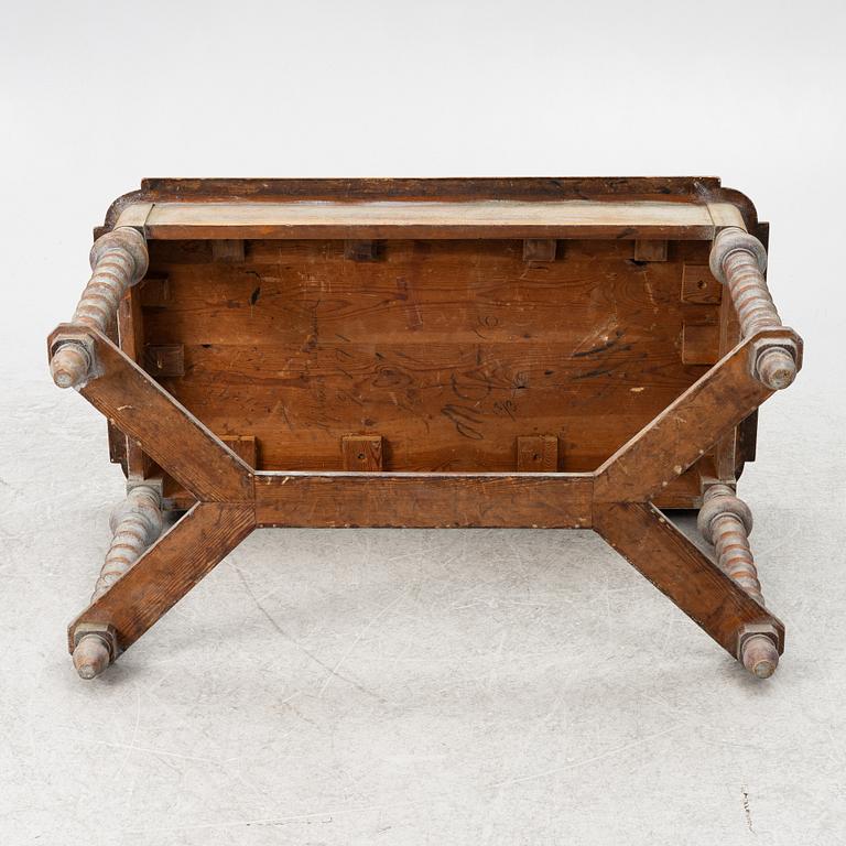 Bord, barockstil, 1800-tal.