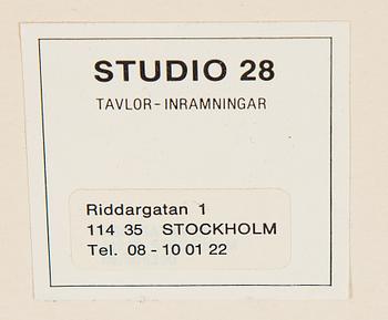 Edouard Boubat and group exhibition with Swedish photographers, 2 exhibition posters from Camera Obscura 1981.